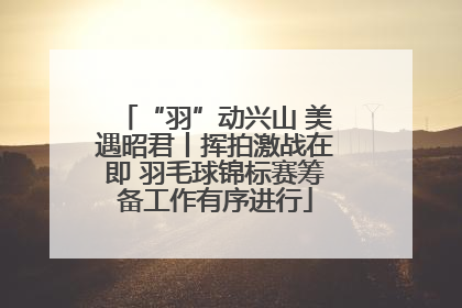 “羽”动兴山 美遇昭君丨挥拍激战在即 羽毛球锦标赛筹备工作有序进行