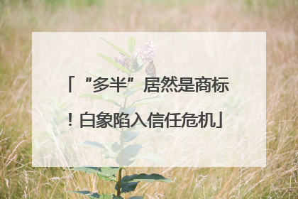 “多半”居然是商标！白象陷入信任危机