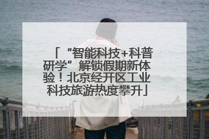 “智能科技+科普研学”解锁假期新体验！北京经开区工业科技旅游热度攀升