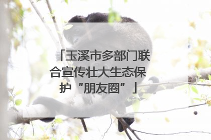 玉溪市多部门联合宣传壮大生态保护“朋友圈”