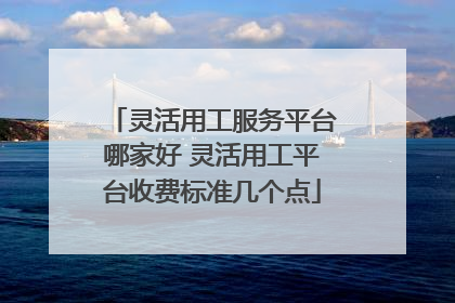 灵活用工服务平台哪家好 灵活用工平台收费标准几个点