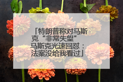 特朗普称对马斯克“非常失望” 马斯克光速回怼：法案没给我看过