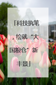 科技执笔，绘就“大国粮仓”新丰景