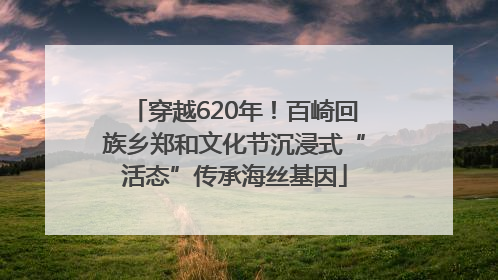 穿越620年！百崎回族乡郑和文化节沉浸式“活态”传承海丝基因