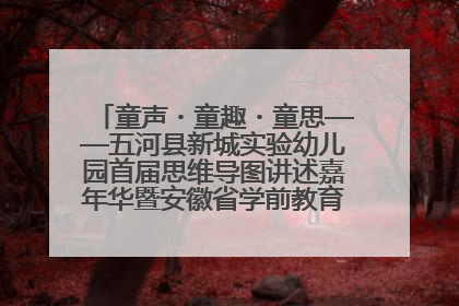 童声・童趣・童思——五河县新城实验幼儿园首届思维导图讲述嘉年华暨安徽省学前教育教研基地园项目阶段性成果展示活动