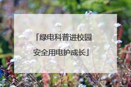 绿电科普进校园 安全用电护成长
