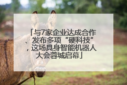 与7家企业达成合作、发布多项“硬科技”，这场具身智能机器人大会蓉城启幕