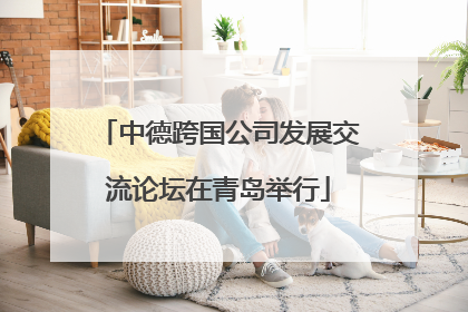 中德跨国公司发展交流论坛在青岛举行