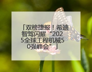 双榜捷报！希迪智驾闪耀“2025全球工程机械50强峰会”