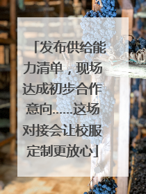 发布供给能力清单，现场达成初步合作意向……这场对接会让校服定制更放心