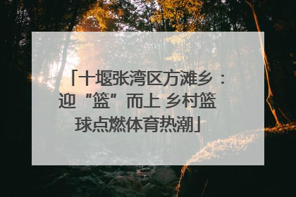 十堰张湾区方滩乡：迎“篮”而上 乡村篮球点燃体育热潮