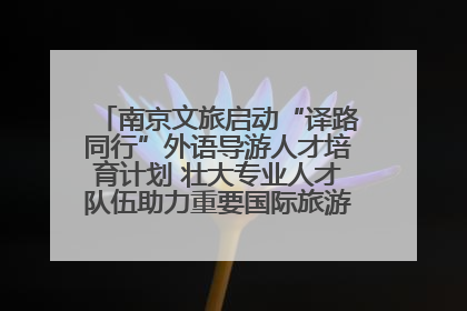 南京文旅启动“译路同行”外语导游人才培育计划 壮大专业人才队伍助力重要国际旅游目的地建设