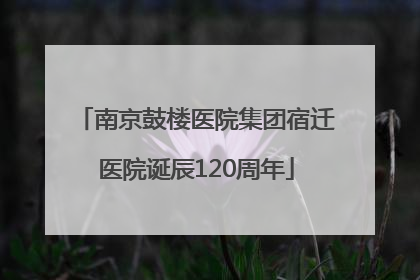 南京鼓楼医院集团宿迁医院诞辰120周年