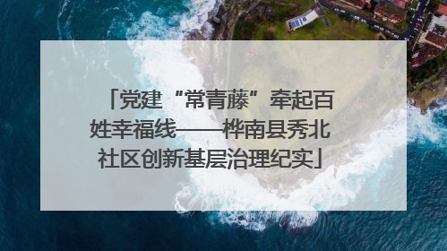 党建“常青藤”牵起百姓幸福线——桦南县秀北社区创新基层治理纪实