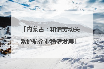 内蒙古：和谐劳动关系护航企业稳健发展