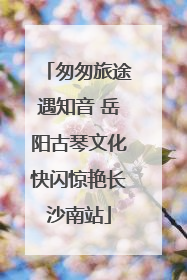 匆匆旅途遇知音 岳阳古琴文化快闪惊艳长沙南站