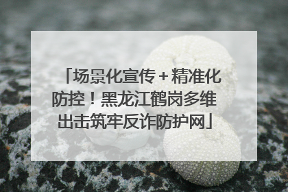 场景化宣传＋精准化防控！黑龙江鹤岗多维出击筑牢反诈防护网