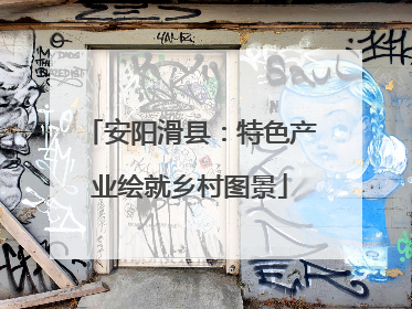 安阳滑县：特色产业绘就乡村图景