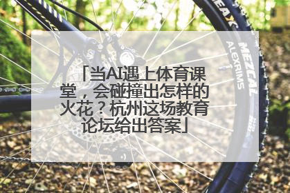 当AI遇上体育课堂，会碰撞出怎样的火花？杭州这场教育论坛给出答案