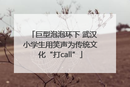 巨型泡泡环下 武汉小学生用笑声为传统文化“打call”