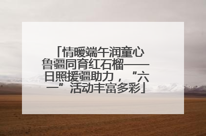 情暖端午润童心 鲁疆同育红石榴——日照援疆助力，“六一”活动丰富多彩