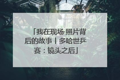 我在现场·照片背后的故事丨多哈世乒赛：镜头之后
