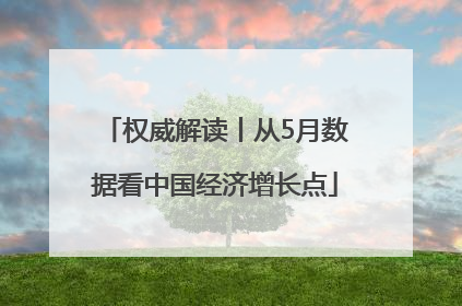 权威解读丨从5月数据看中国经济增长点