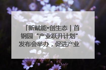 新赋能•创生态｜首钢园“产业跃升计划”发布会举办，促进产业合作交流走深走实