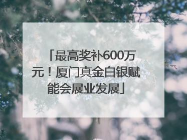 最高奖补600万元！厦门真金白银赋能会展业发展