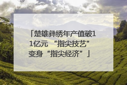 楚雄彝绣年产值破11亿元 “指尖技艺”变身“指尖经济”