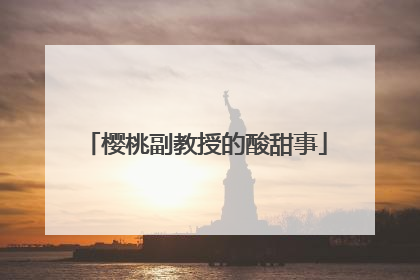 樱桃副教授的酸甜事