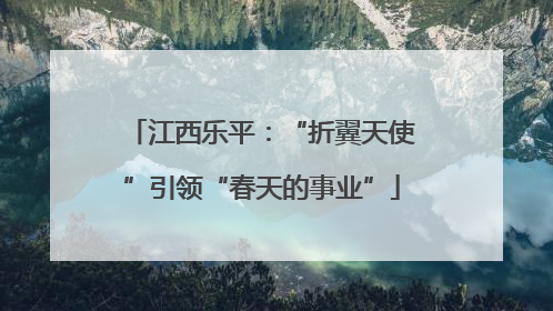 江西乐平：“折翼天使”引领“春天的事业”