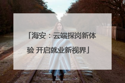 海安：云端探岗新体验 开启就业新视界