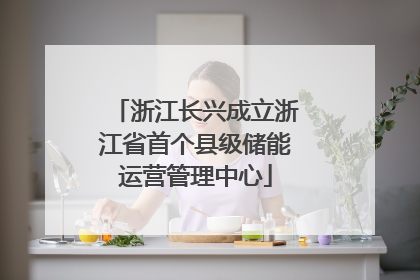 浙江长兴成立浙江省首个县级储能运营管理中心