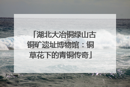 湖北大冶铜绿山古铜矿遗址博物馆：铜草花下的青铜传奇