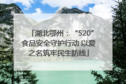 湖北鄂州：“520”食品安全守护行动 以爱之名筑牢民生防线