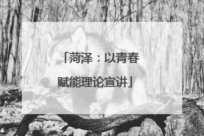 菏泽：以青春赋能理论宣讲