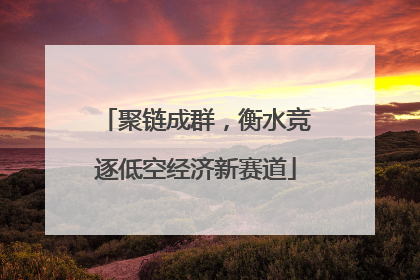 聚链成群，衡水竞逐低空经济新赛道