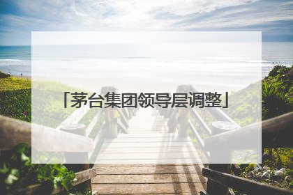 茅台集团领导层调整