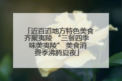 近百道地方特色美食齐聚夷陵 “三餐四季 味美夷陵” 美食消费季沸腾夏夜