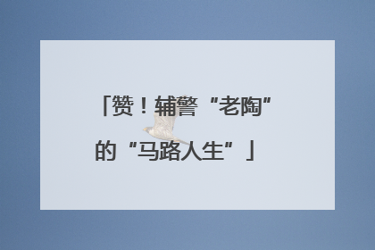 赞！辅警“老陶”的“马路人生”