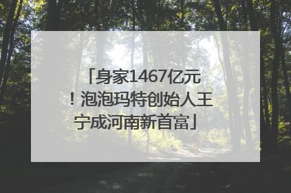 身家1467亿元！泡泡玛特创始人王宁成河南新首富