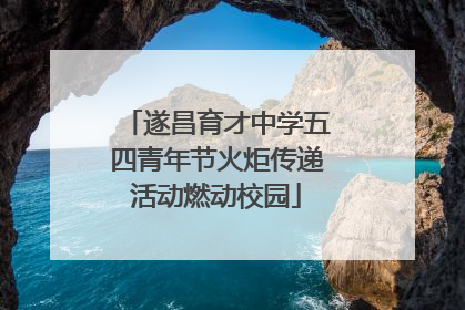 遂昌育才中学五四青年节火炬传递活动燃动校园