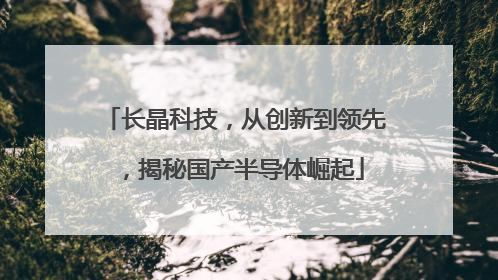 长晶科技，从创新到领先，揭秘国产半导体崛起
