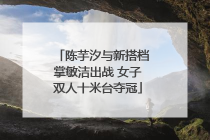陈芋汐与新搭档掌敏洁出战 女子双人十米台夺冠