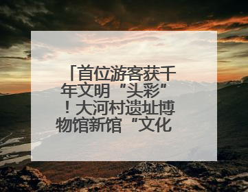 首位游客获千年文明“头彩”！大河村遗址博物馆新馆“文化和自然遗产日”璀璨启幕