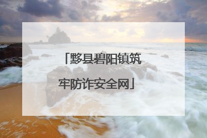 黟县碧阳镇筑牢防诈安全网