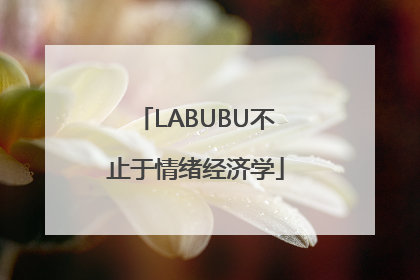 LABUBU不止于情绪经济学