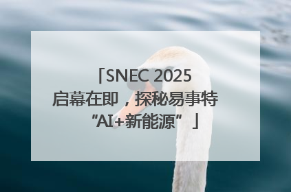 SNEC 2025启幕在即，探秘易事特“AI+新能源”
